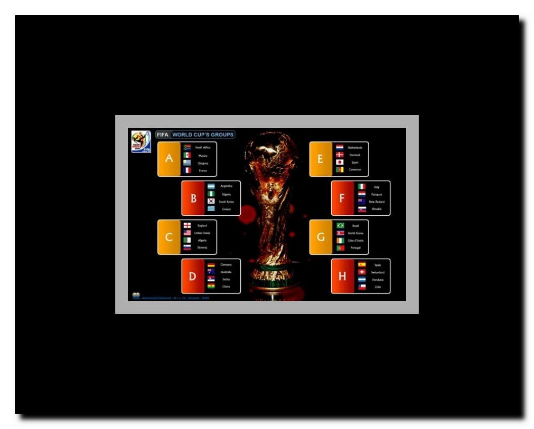 World Cup Soccer 2010 Framed Movie Poster