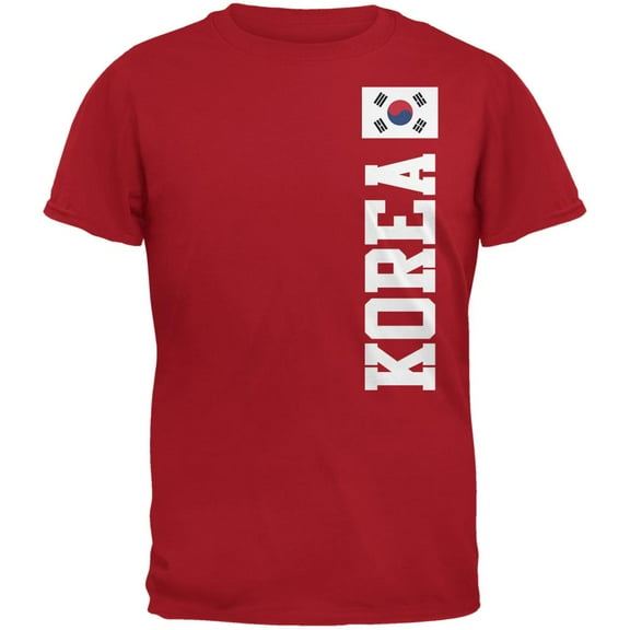 World Cup South Korea Red Adult T-Shirt - X-Large