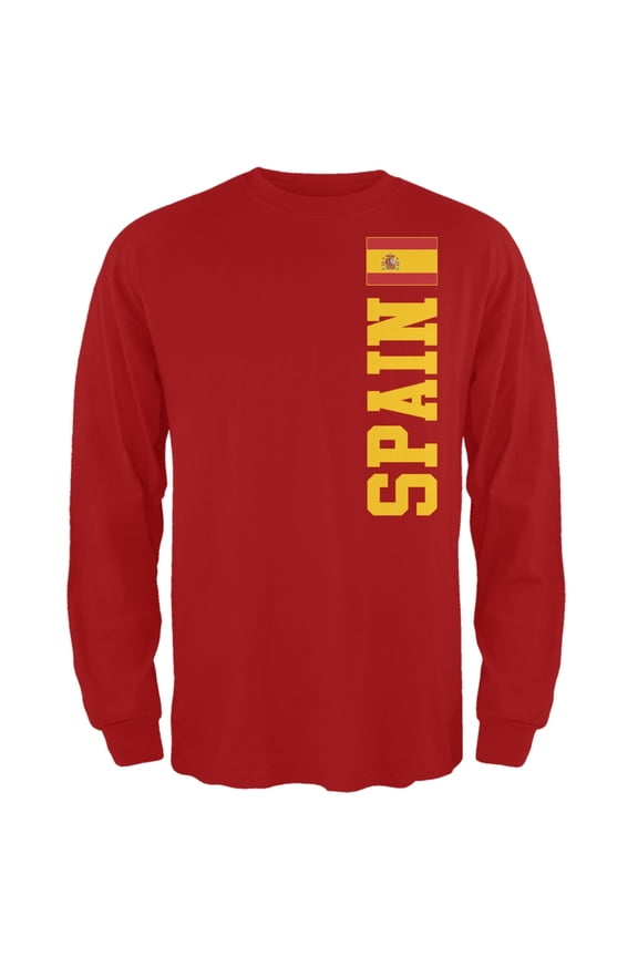 World Cup Spain Red Long Sleeve T-Shirt - Large