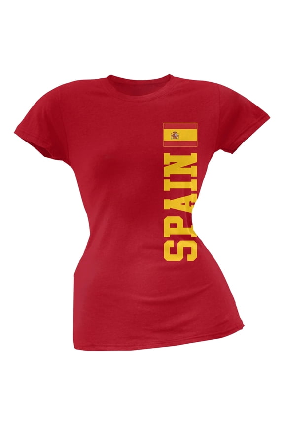 World Cup Spain Red Soft Juniors T-Shirt - Large