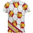 thumbnail image 1 of World Cup Spain Soccer Ball All Over Mens T Shirt Multi SM, 1 of 2