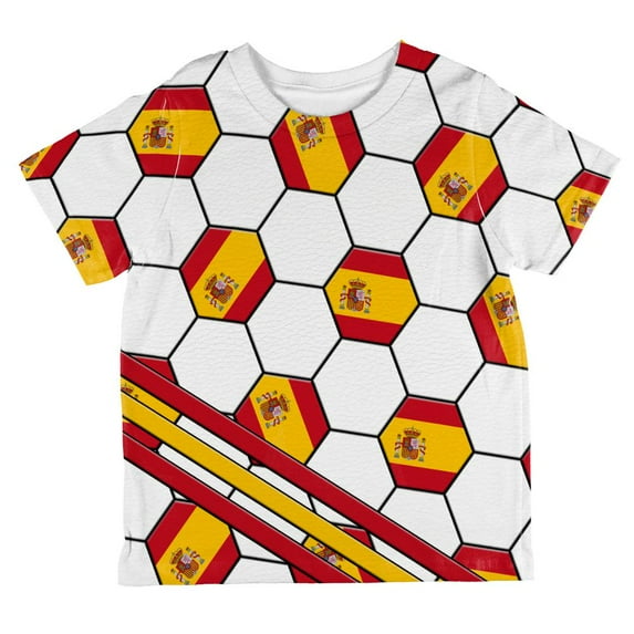 World Cup Spain Soccer Ball All Over Toddler T Shirt Multi 6T