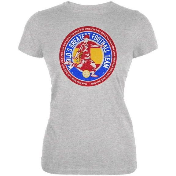 World Cup Spain Soccer World's Best Football Team Juniors Soft T Shirt