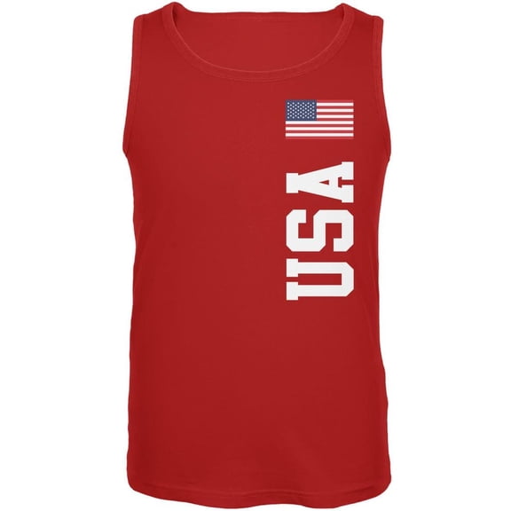 World Cup USA Red Adult Tank Top - 2X-Large