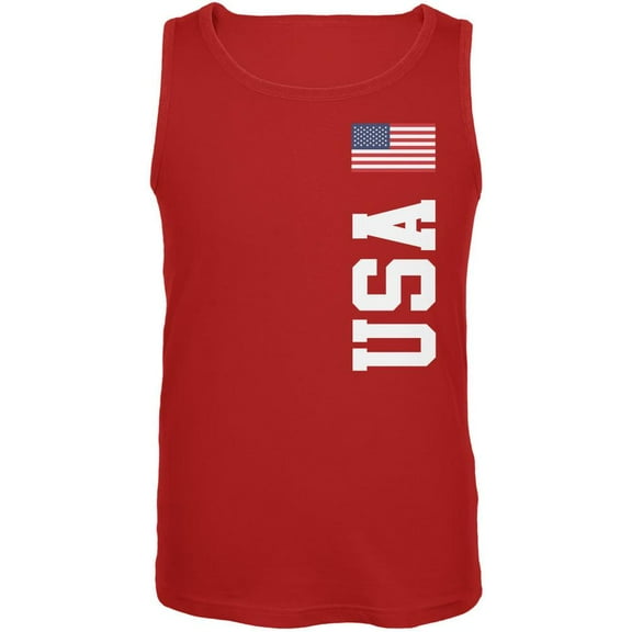 World Cup USA Red Adult Tank Top - Medium