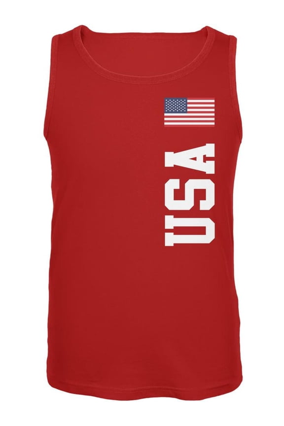 World Cup USA Red Adult Tank Top - X-Large