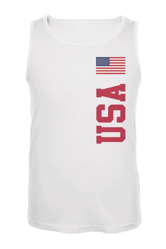 World Cup USA White Adult Tank Top