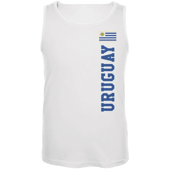 World Cup Uruguay Mens Tank Top White SM