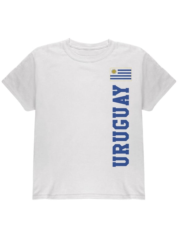 World Cup Uruguay Youth T Shirt White YXL
