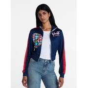 World Cup Women's and Women's Plus Zip Up Fashion Jacket, Sizes XXS-XXL