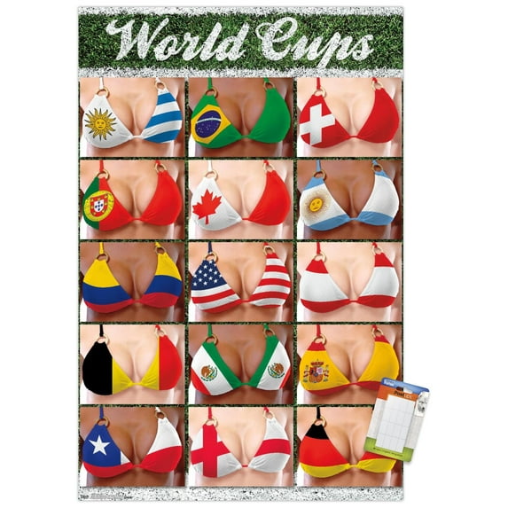 World Cups Wall Poster, 14.725" x 22.375"