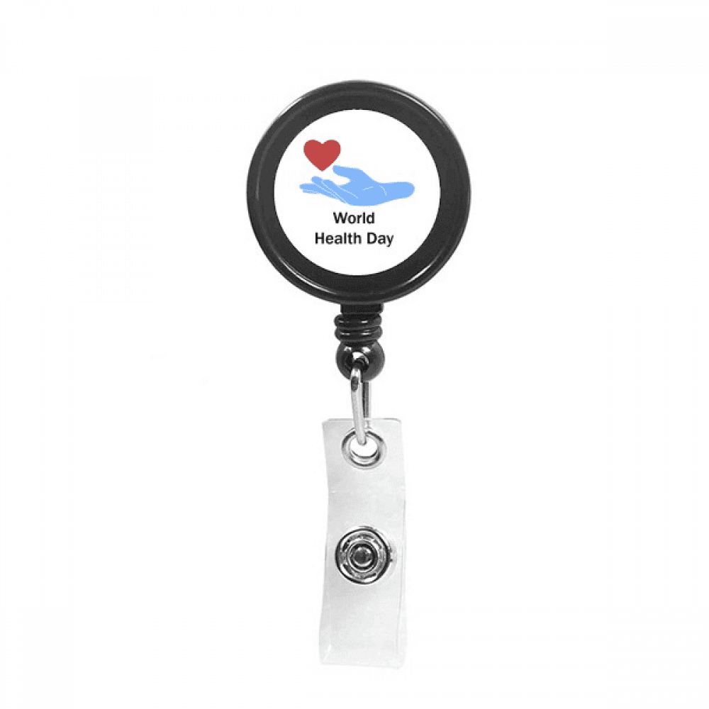 World Day Withstand Retractable Keychain Badge Holder ID Badge