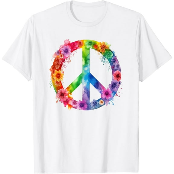 World Day of Peace Signs Happy International of Peace Women T-ShirtMen and women, White T-shirt, size: Extra large