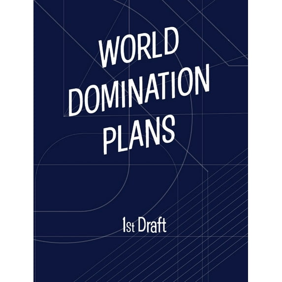 World Domination - Engineer Graph Paper: Blank Engineer Graph Paper (Hardcover)