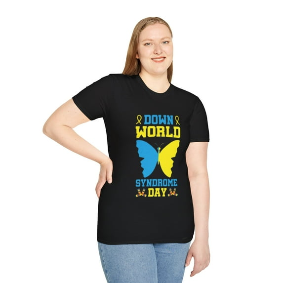 World Down Syndrome Awareness Day Butterfly Graphic Art