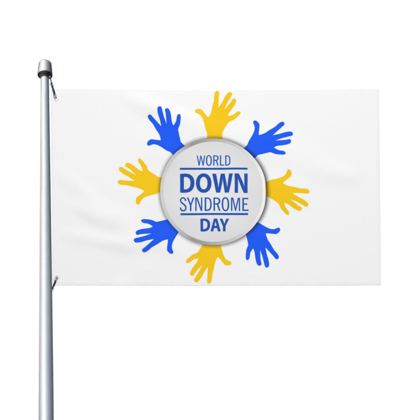 World Down Syndrome Awareness Day Garden Flags 3 x 5 Foot Yard Flags
