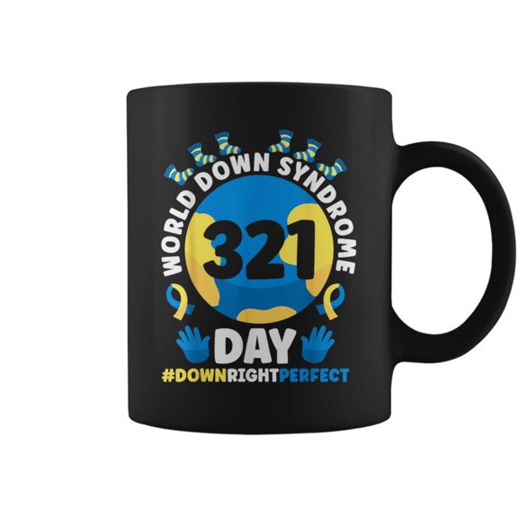 World Down Syndrome Day 3 21 Trisomy 21 Support Coffee Mugs