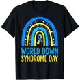 thumbnail image 1 of World Down Syndrome Day Awareness National T21 Month Rainbow T-Shirt, 1 of 4