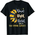 thumbnail image 1 of World Down Syndrome Day Awareness Socks 21 March Kids adults T-Shirt, 1 of 3