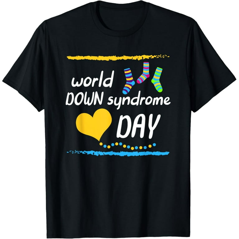 World Down Syndrome Day Awareness Socks Down Right Kids Gift T-Shirt World Down Syndrome Day Awareness Socks Down Right Kids Gift T-Shirt