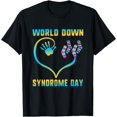 thumbnail image 1 of World Down Syndrome Day Awareness Socks Down Right Kids Gift T-Shirt, 1 of 3