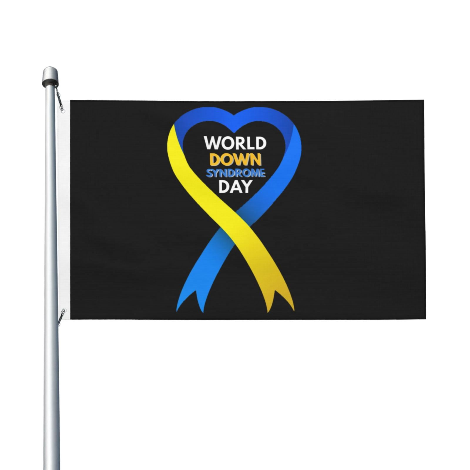 World Down Syndrome Day Garden Flags 3 x 5 Foot Yard Flags DoubleSided
