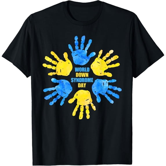 World Down Syndrome Day Love Every Chromosome Boys Girls T-Shirt men and women can wear, black, white, gifts