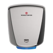World Dryer - Q-973A2 - VERDEdri  - Automatic - Next Gen Stainelss Steel, Brushed, Surface ADA Mount