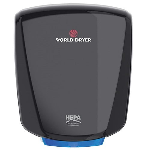 World Dryer - Q-162A2 - VERDEdri® - Automatic - Next Gen Aluminum, Black, Surface (ADA) Mount