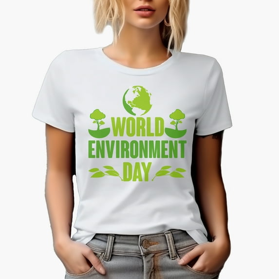 World Environment Day, White T-Shirt, Small
