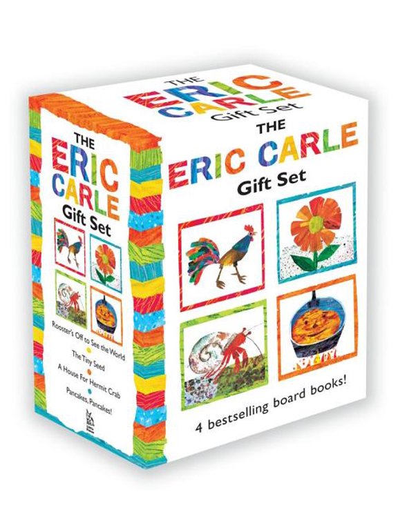 World of Eric Carle The Eric Carle Gift Set (Boxed Set): The Tiny Seed; Pancakes, Pancakes!; A House for Hermit Crab; Rooster's Off to See t, (Board Book)