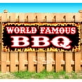 thumbnail image 1 of World Famous BBQ 13 oz Vinyl Banner With Metal Grommets, 1 of 4