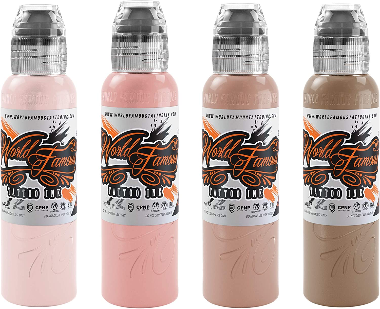 Pink Skin Ink World Famous Pink Skintone Set Tattoo Ink, Vegan and Professional Ink ...
