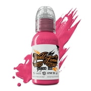 World Famous Tattoo Ink - Professional Tattooing Pigments - Bali Pink 1oz