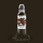 World Famous Tattoo Ink - Professional Tattooing Pigments - Michele Deep Brown 1oz