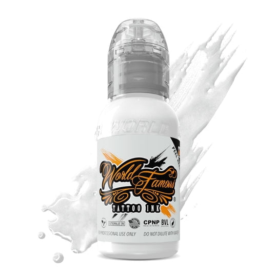 World Famous Tattoo Ink - Professional Tattooing Pigments - Portrait White 1oz