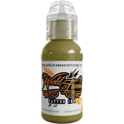 World Famous Tattoo Ink - Professional Tattooing Pigments - Sicilian Olive 1oz