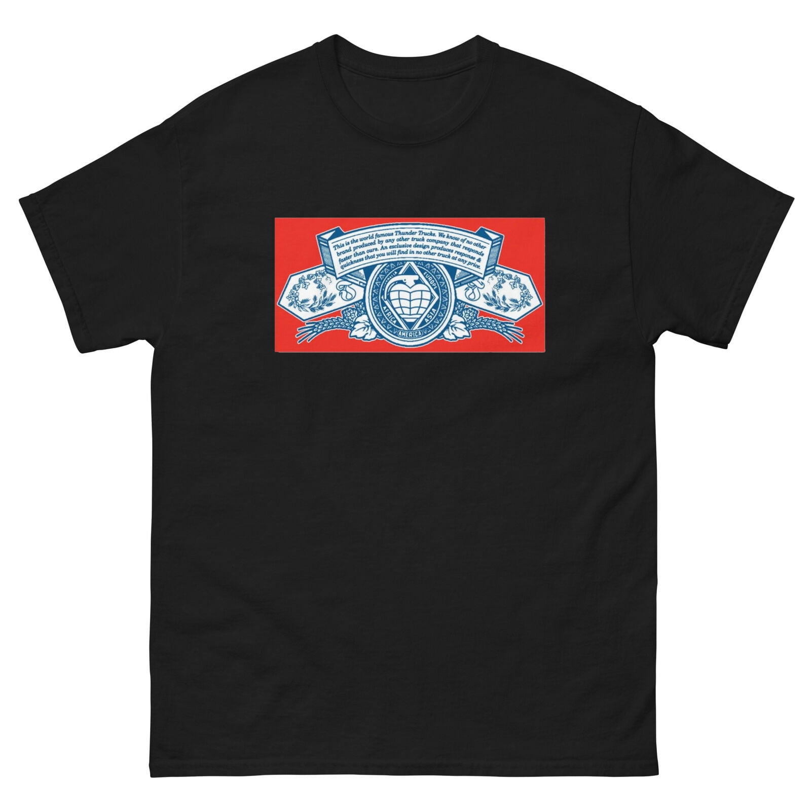World Famous Thunder Trucks retro vintage 90s skateboarding t