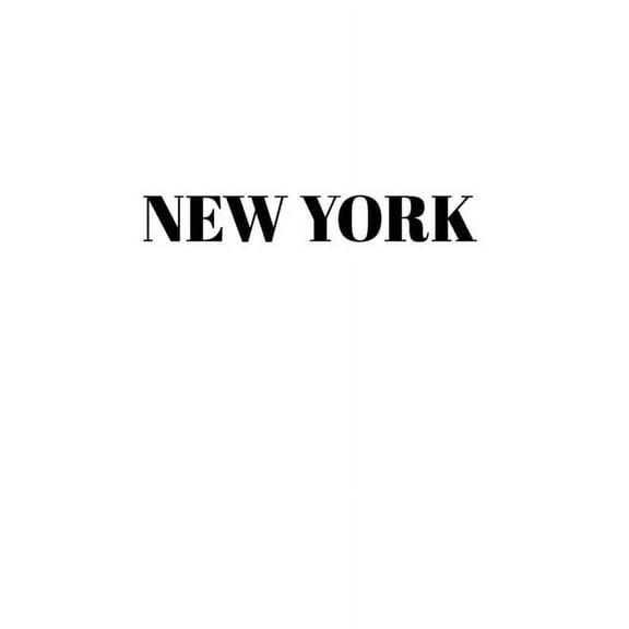 World Fashion Cities New York Hardcover White Decorative Book for Decorating Shelves, Coffee Tables, Home Decor, Stylish World Fashion Cities, Book 1, (Hardcover)