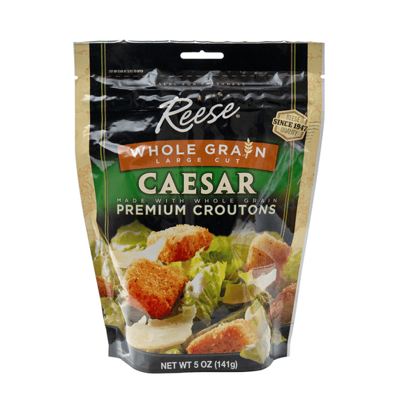 Reese Crunchy Whole Grain Caesar Croutons 5 oz, Shelf Stable