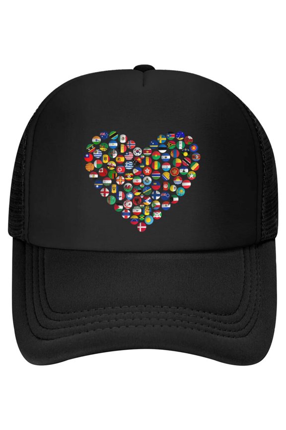 World Flags Earth Day Baseball Cap