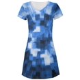 thumbnail image 1 of World Game Builder Water Blocks All Over Juniors Beach Cover-Up Dress Multi X-LG, 1 of 2