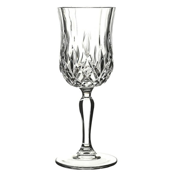 World Gifts RCR Opera Crystal Wine Glassware Set - Set of 6, 6oz, Clear