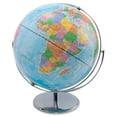 thumbnail image 1 of World Globe, Blue Oceans, 12 in. x 16 in. x 13 in., Silver Base, 1 of 1