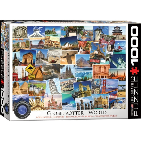 World Globetrotter 1000-Piece Puzzle
