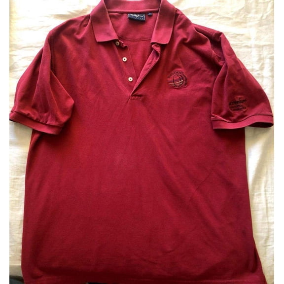World Golf Championships Accenture Match Play Championship red golf shirt