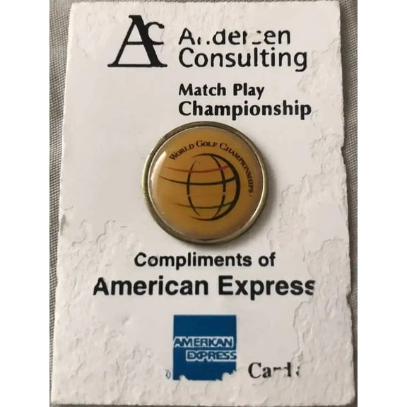 World Golf Championships logo golf ball marker