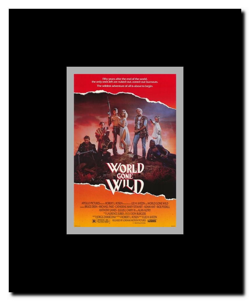 World Gone Wild Framed Movie Poster