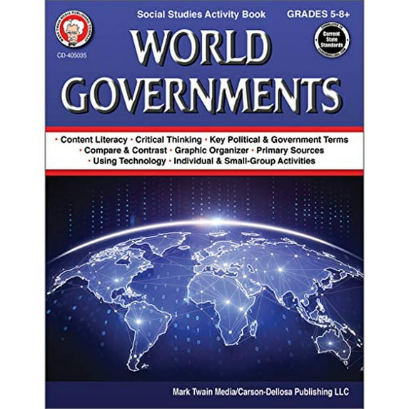 Pre-Owned World Governments Workbook (Paperback) 1622237692 9781622237692