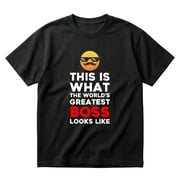 World Greatest Boss Definition Funny Best Boss Ever Gift Coworker Manager T-Shirts